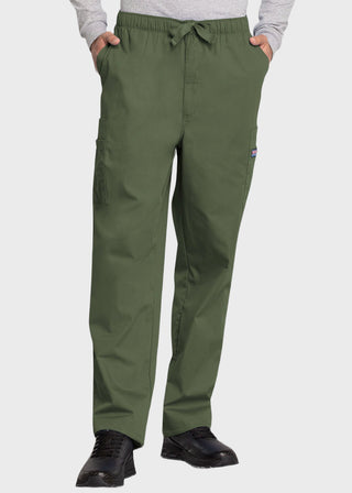 Cherokee Workwear Men's Drawstring Cargo Scrub Pant