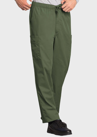 Cherokee Workwear Men's Drawstring Cargo Scrub Pant