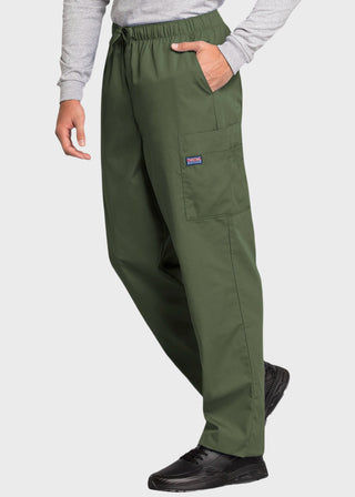 Cherokee Workwear Men's Drawstring Cargo Scrub Pant