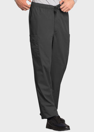 Cherokee Workwear Men's Drawstring Cargo Petite Scrub Pant