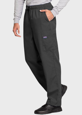 Cherokee Workwear Men's Drawstring Cargo Tall Scrub Pant
