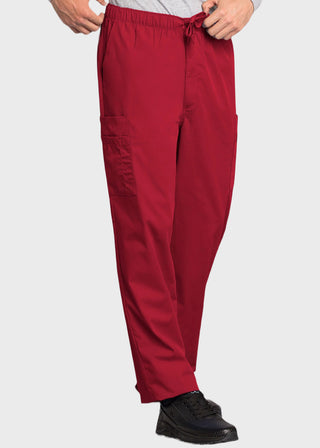 Cherokee Workwear Men's Drawstring Cargo Scrub Pant