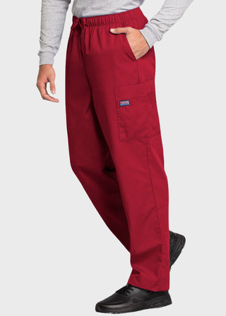 Cherokee Workwear Men's Drawstring Cargo Scrub Pant