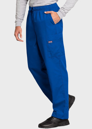 Cherokee Workwear Men's Drawstring Cargo Petite Scrub Pant