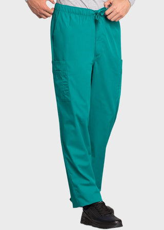 Cherokee Workwear Men's Drawstring Cargo Scrub Pant