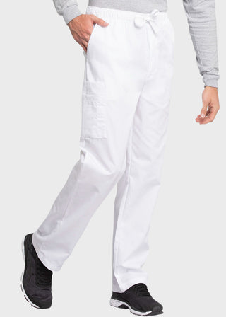 Cherokee Workwear Men's Drawstring Cargo Petite Scrub Pant
