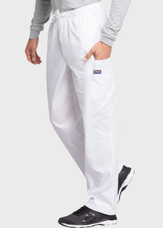 Cherokee Workwear Men's Drawstring Cargo Petite Scrub Pant
