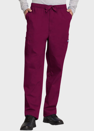 Cherokee Workwear Men's Drawstring Cargo Petite Scrub Pant