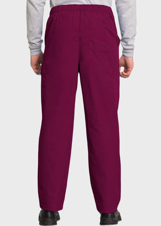 Cherokee Workwear Men's Drawstring Cargo Petite Scrub Pant