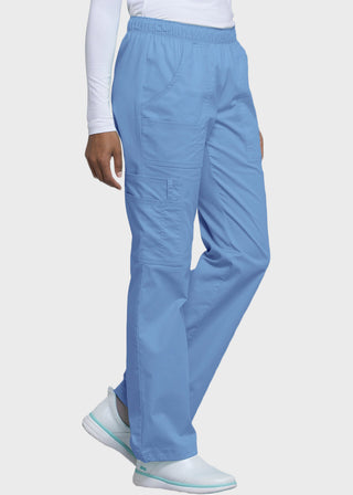 Cherokee WorkWear Women's Straight Leg Petite Scrub Pants