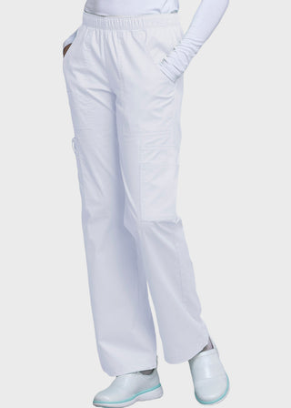 Cherokee WorkWear Women's Straight Leg Petite Scrub Pants