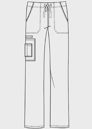 Cherokee Workwear Unisex Multi Pocket Scrub Pants