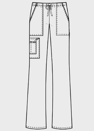 Cherokee Workwear Womens Drawstring Scrub Pants