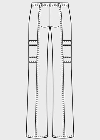 Cherokee Workwear Womens Drawstring Scrub Pants