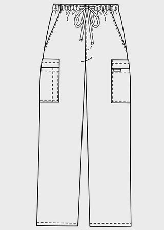 Cherokee WorkWear Men Natural Rise Drawstring Pants