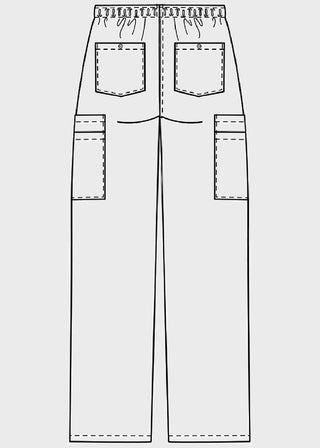 Cherokee WorkWear Men Natural Rise Drawstring Pants