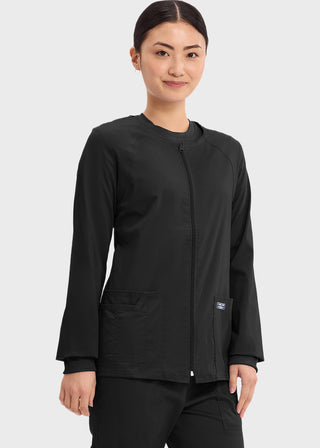 Cherokee Workwear Women's Zip Front Warm Up Jacket