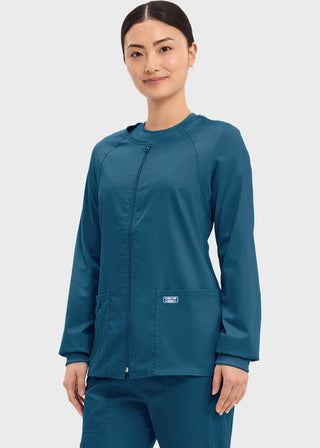 Cherokee Workwear Women's Zip Front Warm Up Jacket