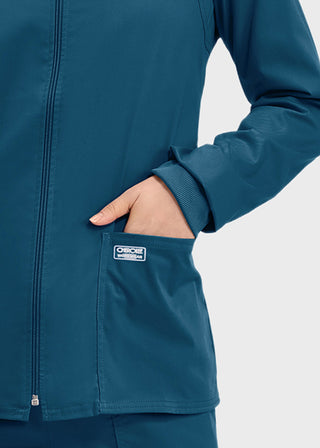 Cherokee Workwear Women's Zip Front Warm Up Jacket