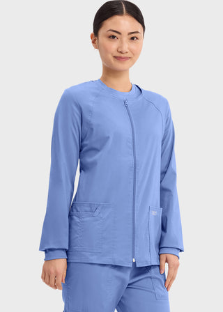 Cherokee Workwear Women's Zip Front Warm Up Jacket