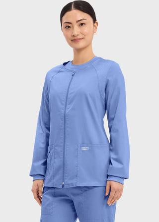 Cherokee Workwear Women's Zip Front Warm Up Jacket