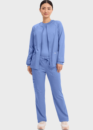 Cherokee Workwear Women's Zip Front Warm Up Jacket