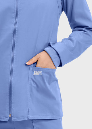 Cherokee Workwear Women's Zip Front Warm Up Jacket