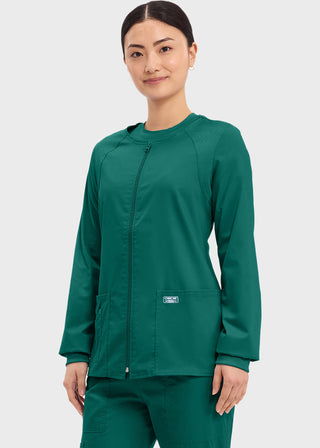 Cherokee Workwear Women's Zip Front Warm Up Jacket
