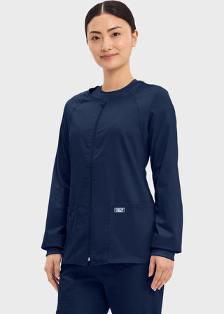 Cherokee Workwear Women's Zip Front Warm Up Jacket