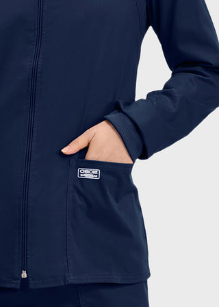 Cherokee Workwear Women's Zip Front Warm Up Jacket