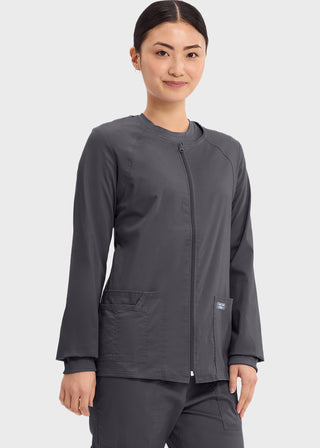 Cherokee Workwear Women's Zip Front Warm Up Jacket