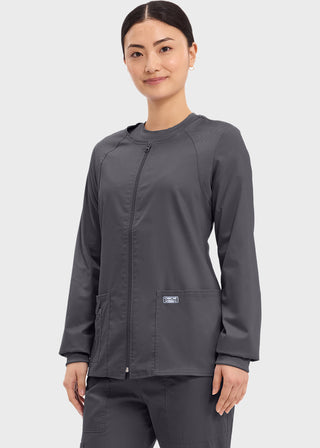 Cherokee Workwear Women's Zip Front Warm Up Jacket