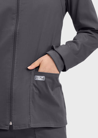 Cherokee Workwear Women's Zip Front Warm Up Jacket