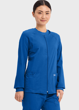 Cherokee Workwear Women's Zip Front Warm Up Jacket