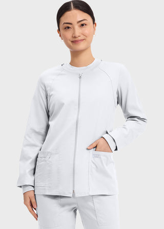 Cherokee Workwear Women's Zip Front Warm Up Jacket