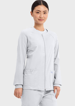 Cherokee Workwear Women's Zip Front Warm Up Jacket