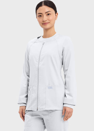 Cherokee Workwear Women's Zip Front Warm Up Jacket