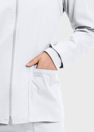 Cherokee Workwear Women's Zip Front Warm Up Jacket