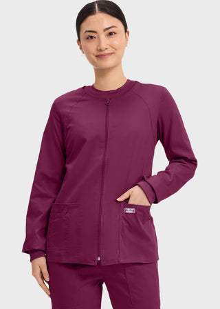 Cherokee Workwear Women's Zip Front Warm Up Jacket