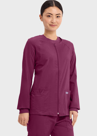 Cherokee Workwear Women's Zip Front Warm Up Jacket