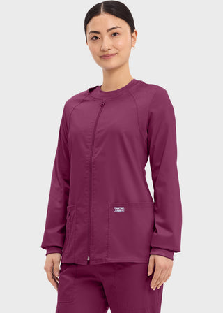 Cherokee Workwear Women's Zip Front Warm Up Jacket