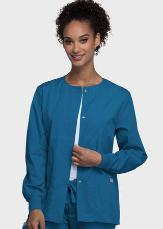 Cherokee Workwear Womens Warm-Up Scrub Jacket