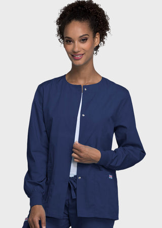 Cherokee Workwear Womens Warm-Up Scrub Jacket