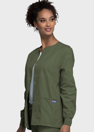 Cherokee Workwear Womens Warm-Up Scrub Jacket