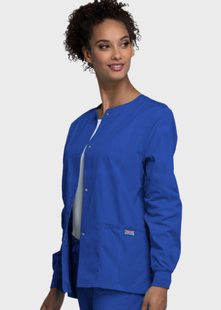 Cherokee Workwear Womens Warm-Up Scrub Jacket