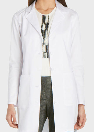 Cherokee Workwear Women's 33 inch Notched Lapel Neckline Lab Coat