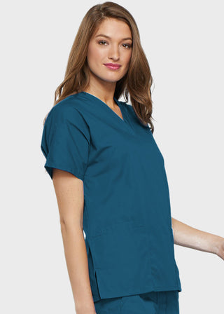 Cherokee Workwear Women's Two Patch Pockets Nurse Scrub Top