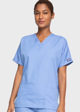 Cherokee Workwear Women's Two Patch Pockets Nurse Scrub Top
