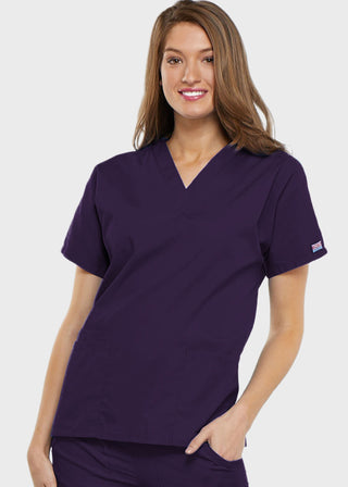 Cherokee Workwear Women's Two Patch Pockets Nurse Scrub Top