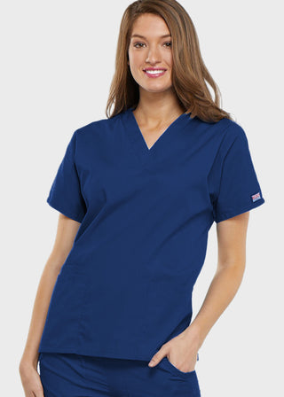 Cherokee Workwear Women's Two Patch Pockets Nurse Scrub Top